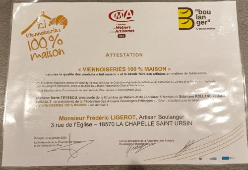 Viennoiserie 100% maison