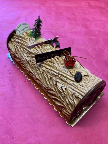 Bûche au café