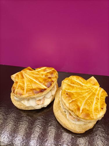Feuilleté St Jacques et Crevettes